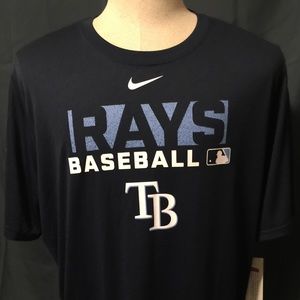 Nike XL “Dri-Fit” Navy Blue Tampa Bay Rays T-Shirt